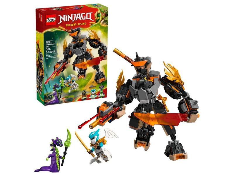 LEGO Ninjago Dragons Rising Missão de Cole e Zane - Bonecos